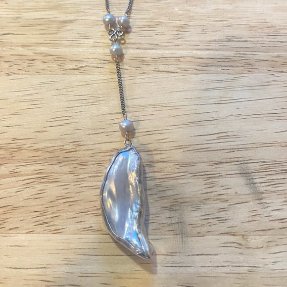 Chan Luu Grey Pearl Necklace - Picture 2 of 4